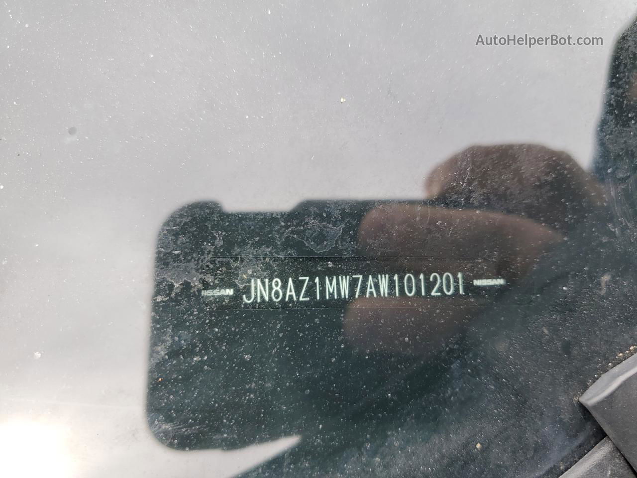 2010 Nissan Murano S Черный vin: JN8AZ1MW7AW101201