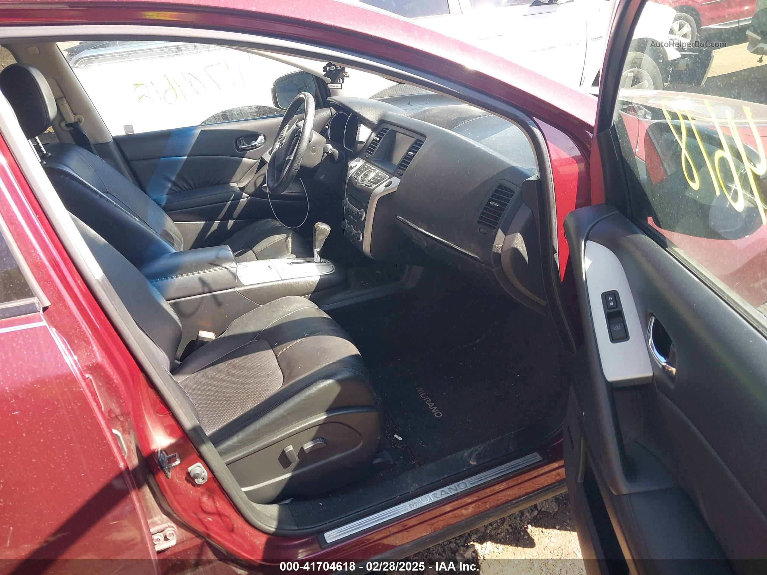 2010 Nissan Murano Sl Maroon vin: JN8AZ1MW7AW103787