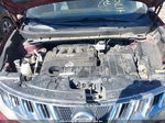 2010 Nissan Murano Sl Maroon vin: JN8AZ1MW7AW103787