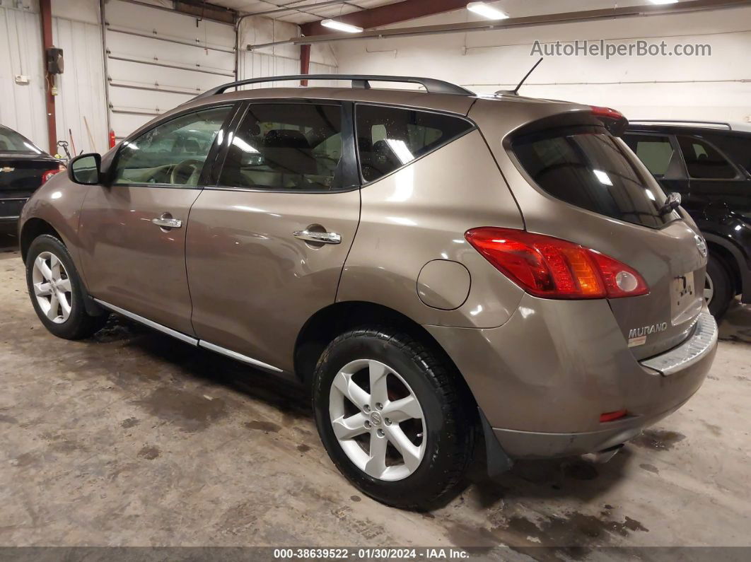 2010 Nissan Murano Sl Tan vin: JN8AZ1MW7AW111386