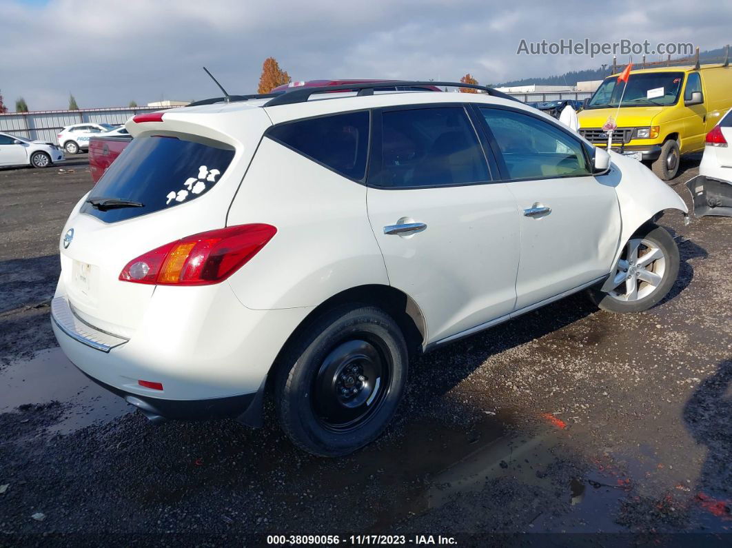 2010 Nissan Murano Sl Белый vin: JN8AZ1MW7AW117897