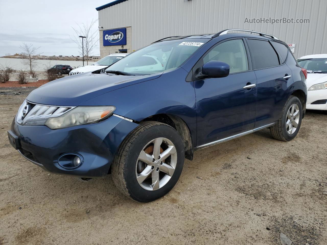 2010 Nissan Murano S Blue vin: JN8AZ1MW7AW125160