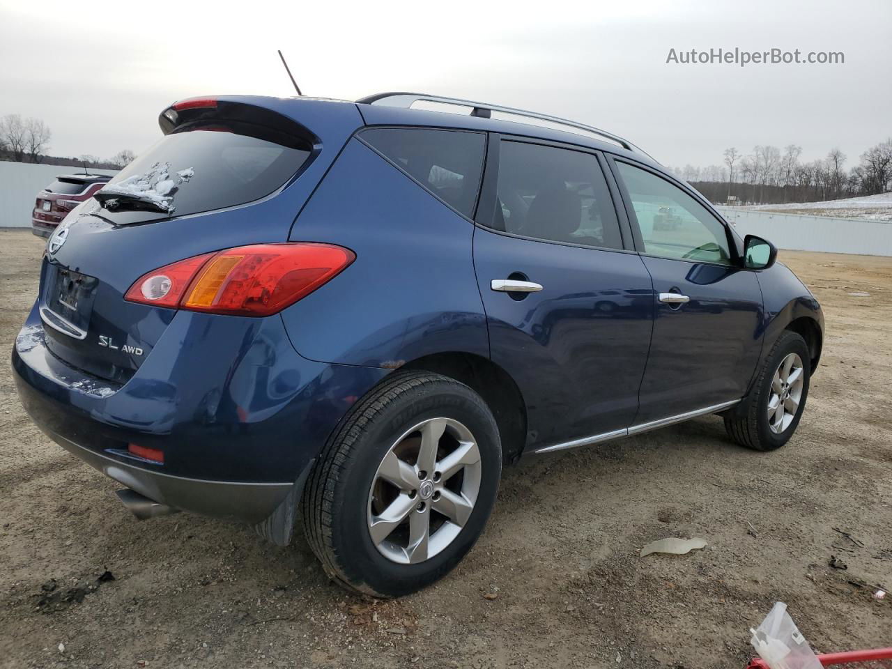 2010 Nissan Murano S Синий vin: JN8AZ1MW7AW125160