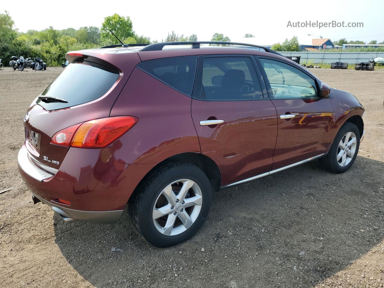 2010 Nissan Murano S Burgundy vin: JN8AZ1MW7AW127071