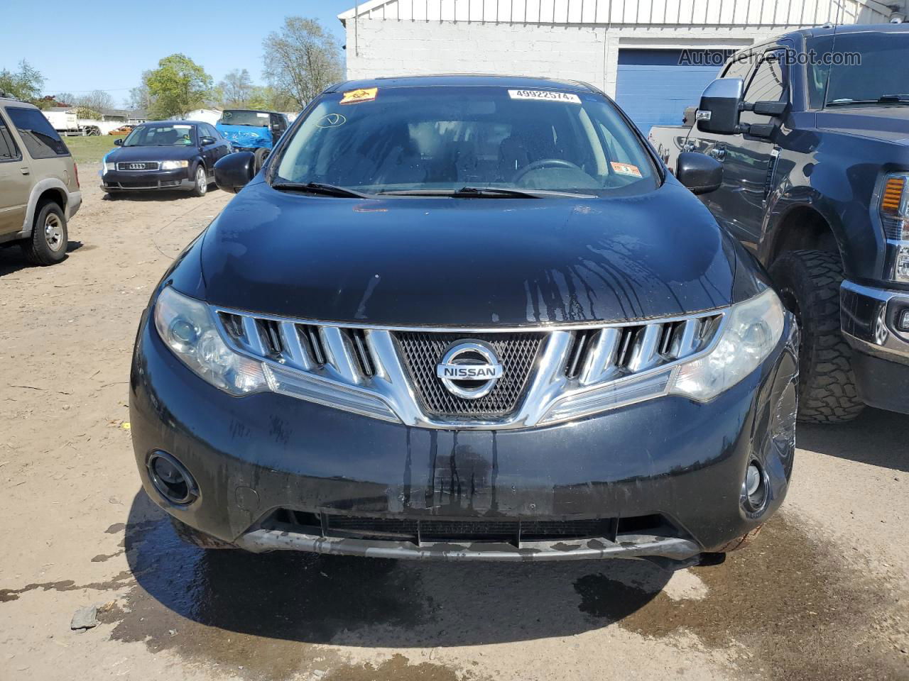 2010 Nissan Murano S Black vin: JN8AZ1MW7AW133162