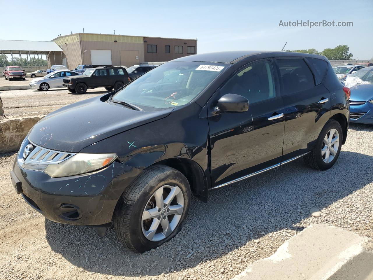 2010 Nissan Murano S Black vin: JN8AZ1MW7AW133176