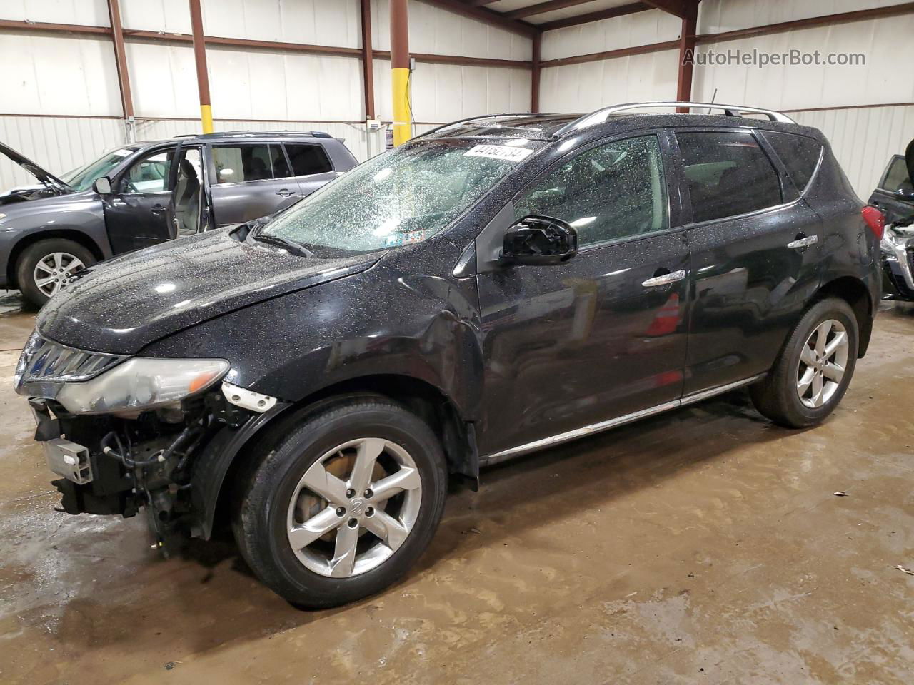 2010 Nissan Murano S Black vin: JN8AZ1MW7AW134215