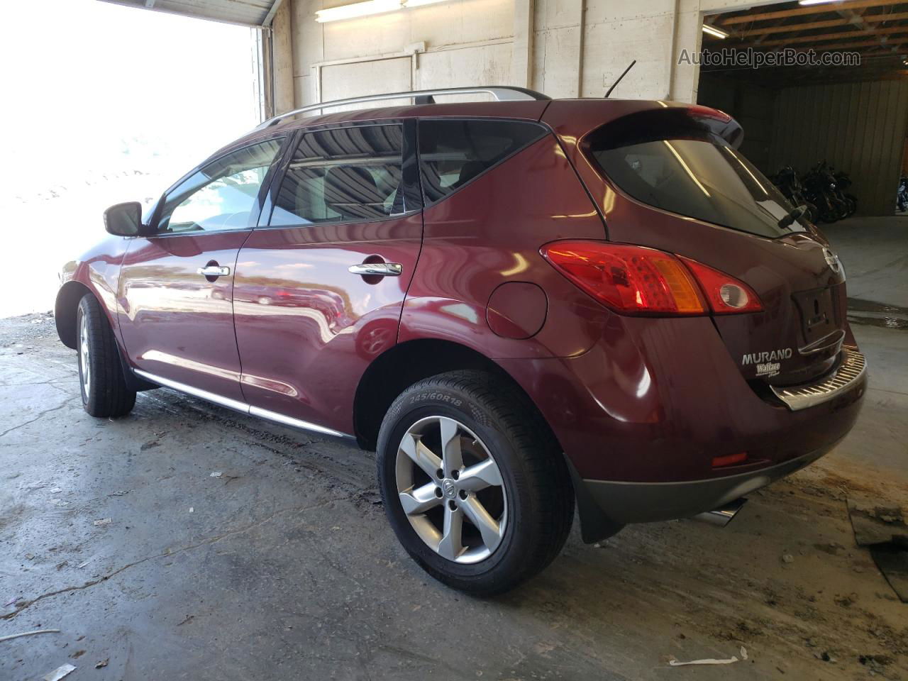 2010 Nissan Murano S Бордовый vin: JN8AZ1MW7AW139284