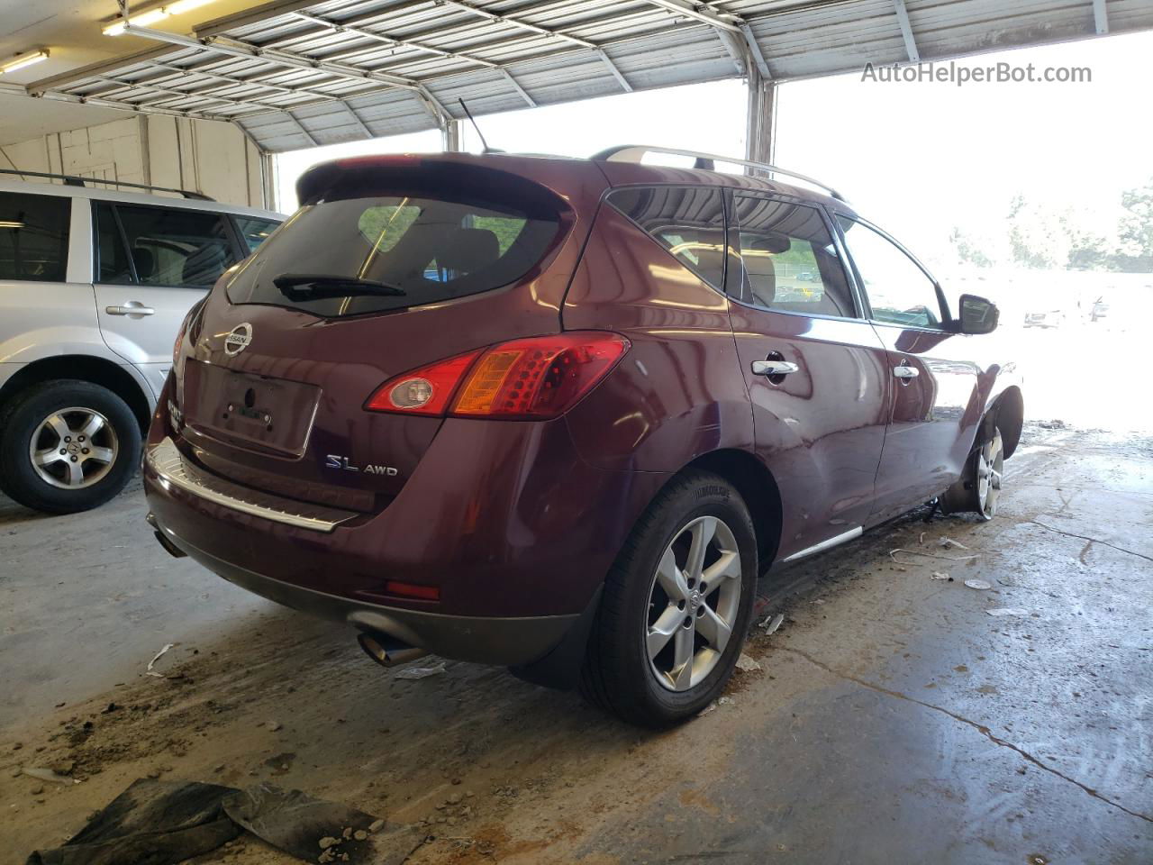 2010 Nissan Murano S Бордовый vin: JN8AZ1MW7AW139284