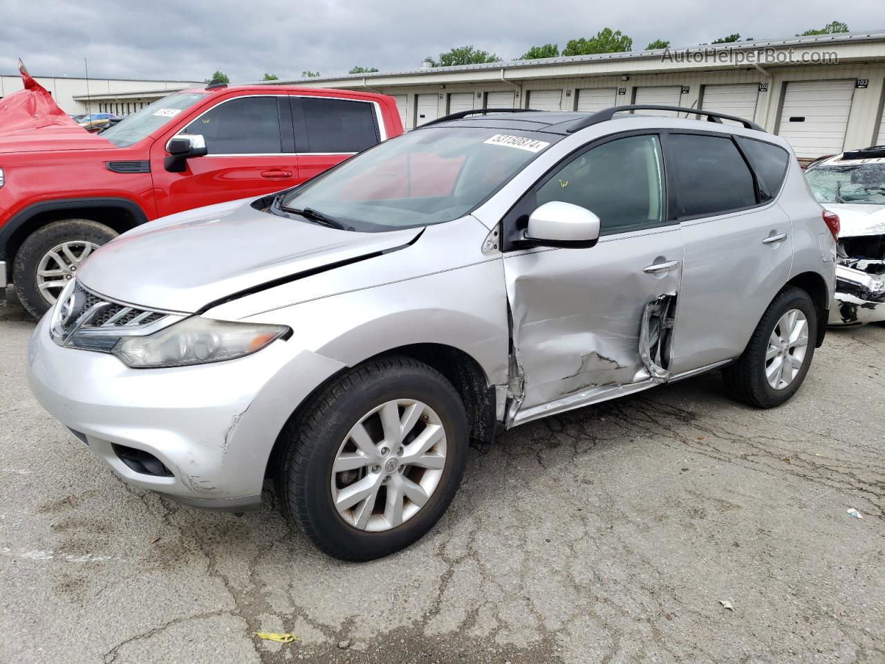 2011 Nissan Murano S Silver vin: JN8AZ1MW7BW157883