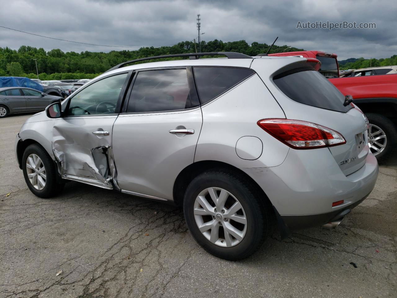 2011 Nissan Murano S Silver vin: JN8AZ1MW7BW157883