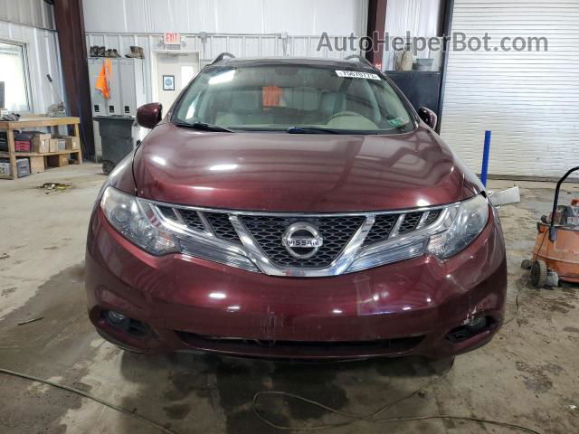 2011 Nissan Murano S Maroon vin: JN8AZ1MW7BW168396