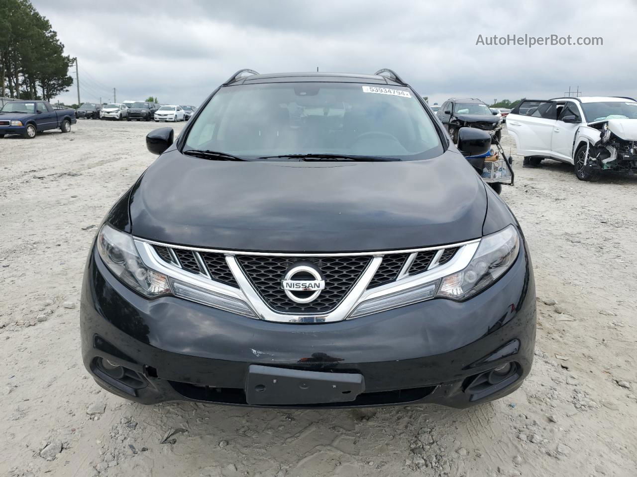 2011 Nissan Murano S Black vin: JN8AZ1MW7BW170312