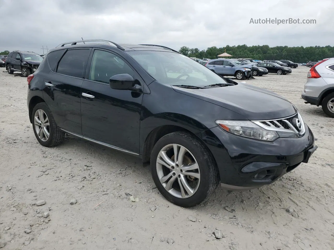 2011 Nissan Murano S Black vin: JN8AZ1MW7BW170312