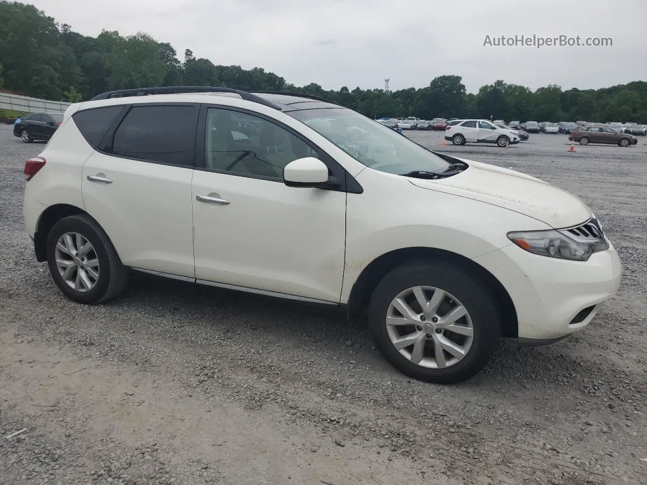 2011 Nissan Murano S White vin: JN8AZ1MW7BW186588