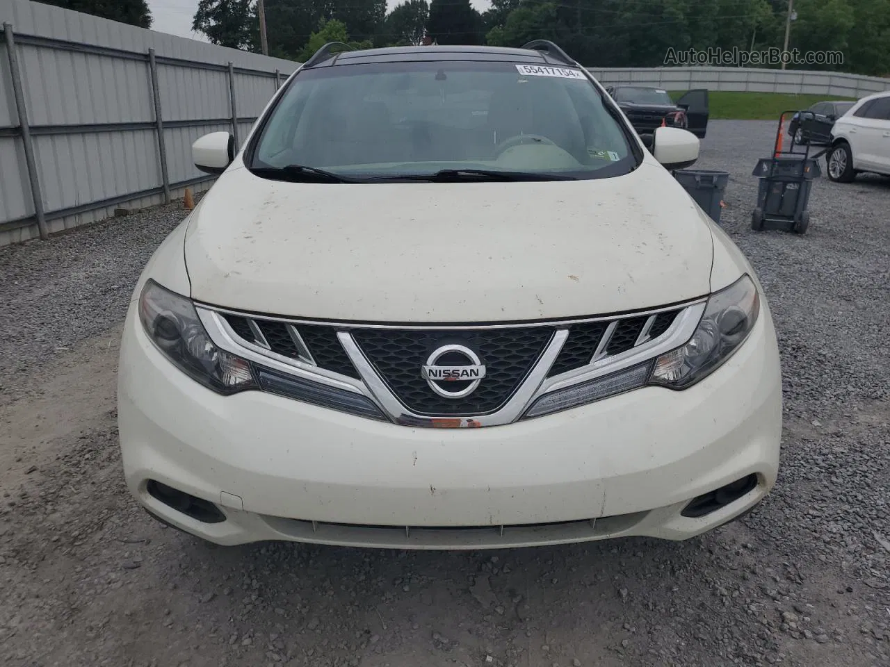 2011 Nissan Murano S Белый vin: JN8AZ1MW7BW186588