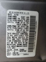 2010 Nissan Murano S Silver vin: JN8AZ1MW8AW103605