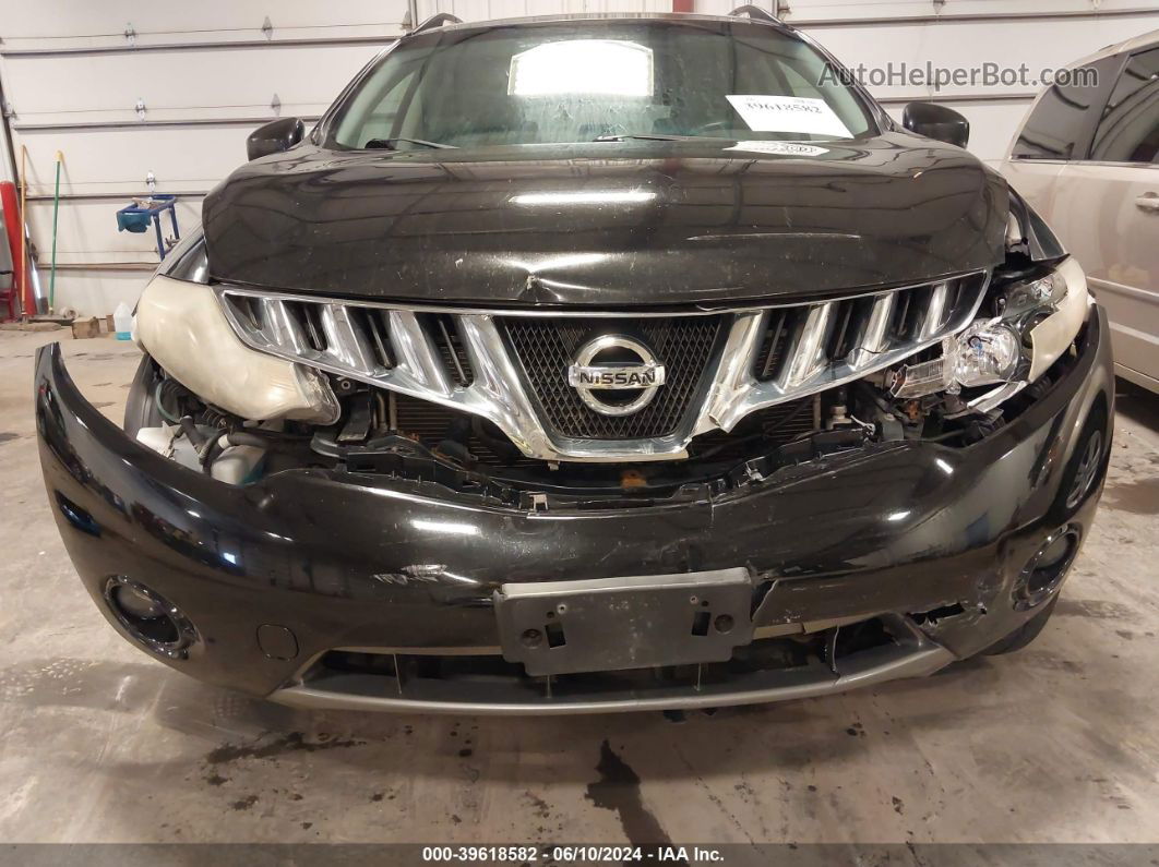 2010 Nissan Murano Sl Black vin: JN8AZ1MW8AW104334