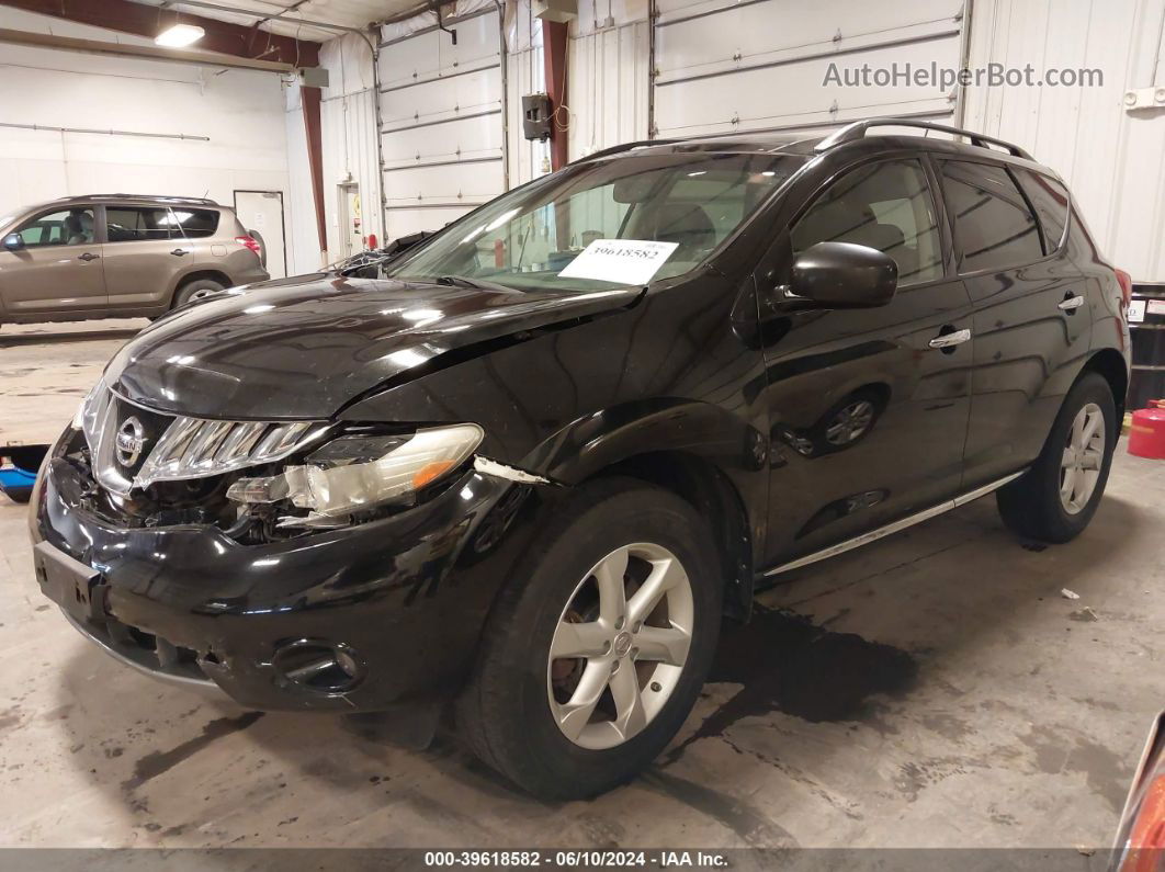 2010 Nissan Murano Sl Black vin: JN8AZ1MW8AW104334