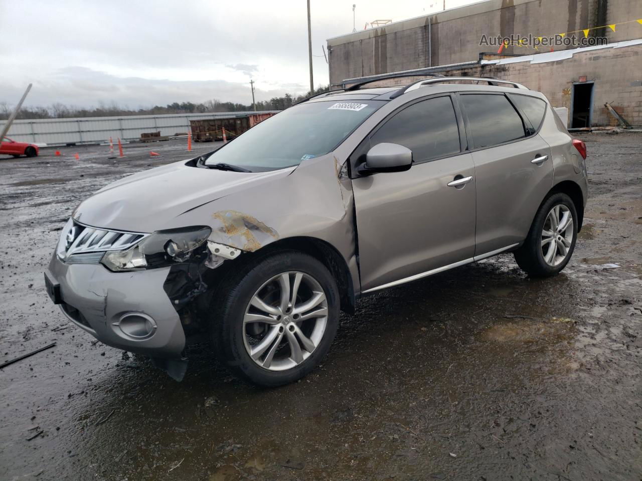 2010 Nissan Murano S Gray vin: JN8AZ1MW8AW106679