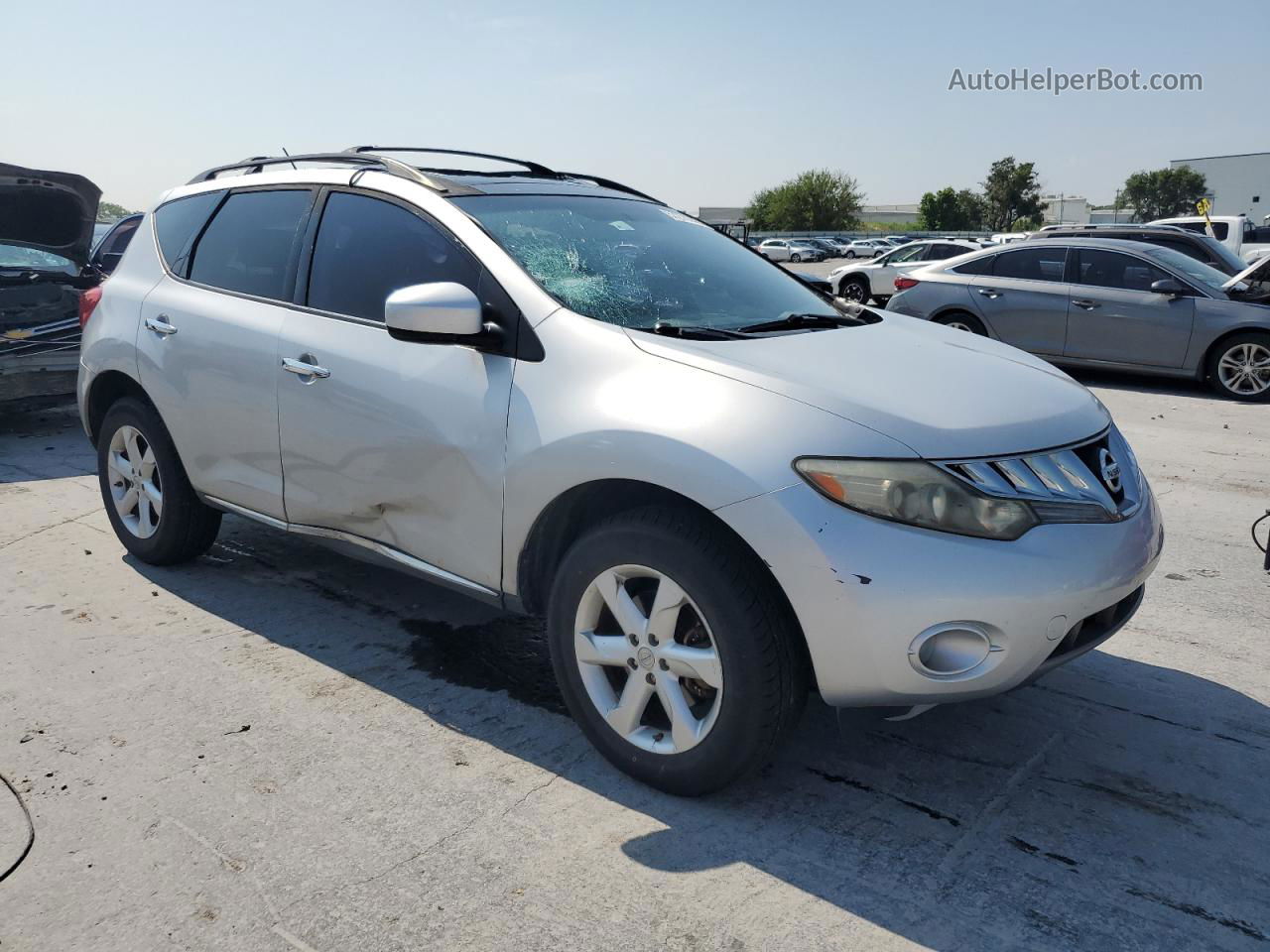 2010 Nissan Murano S Silver vin: JN8AZ1MW8AW110067