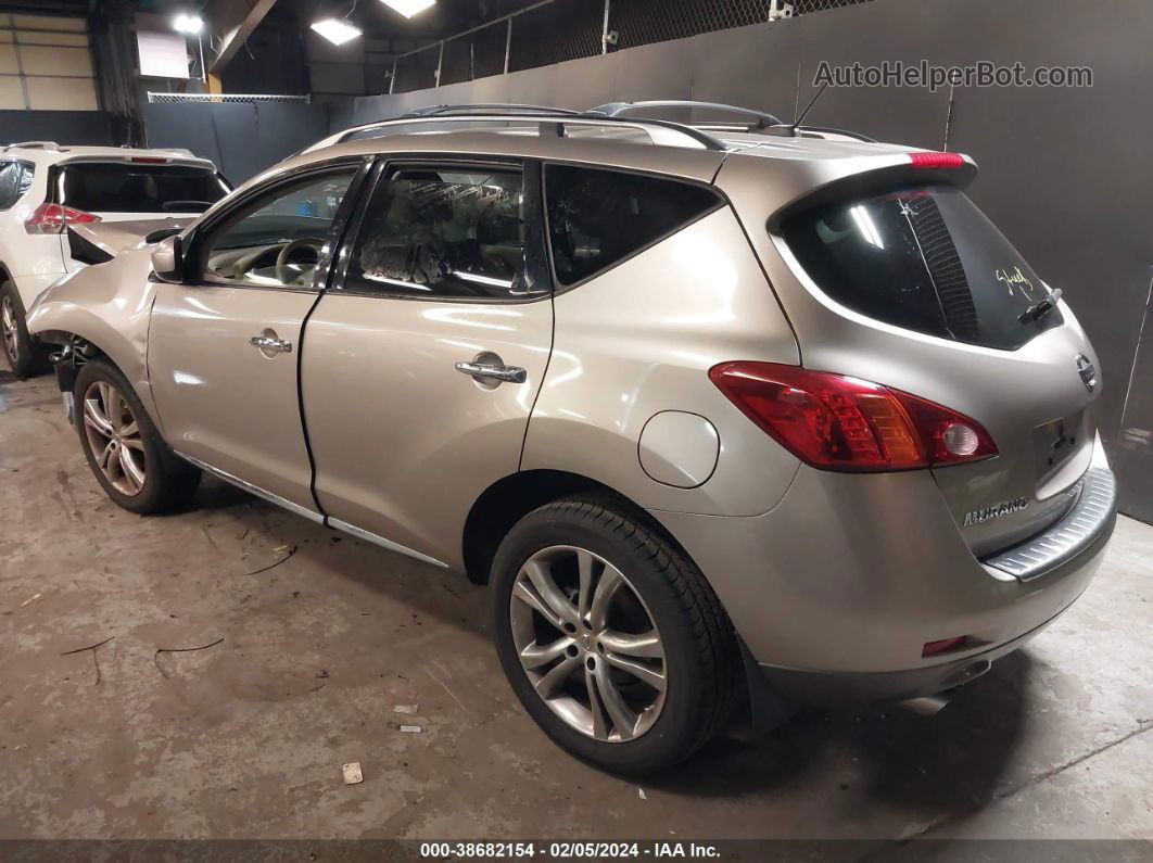 2010 Nissan Murano Le Бежевый vin: JN8AZ1MW8AW110859