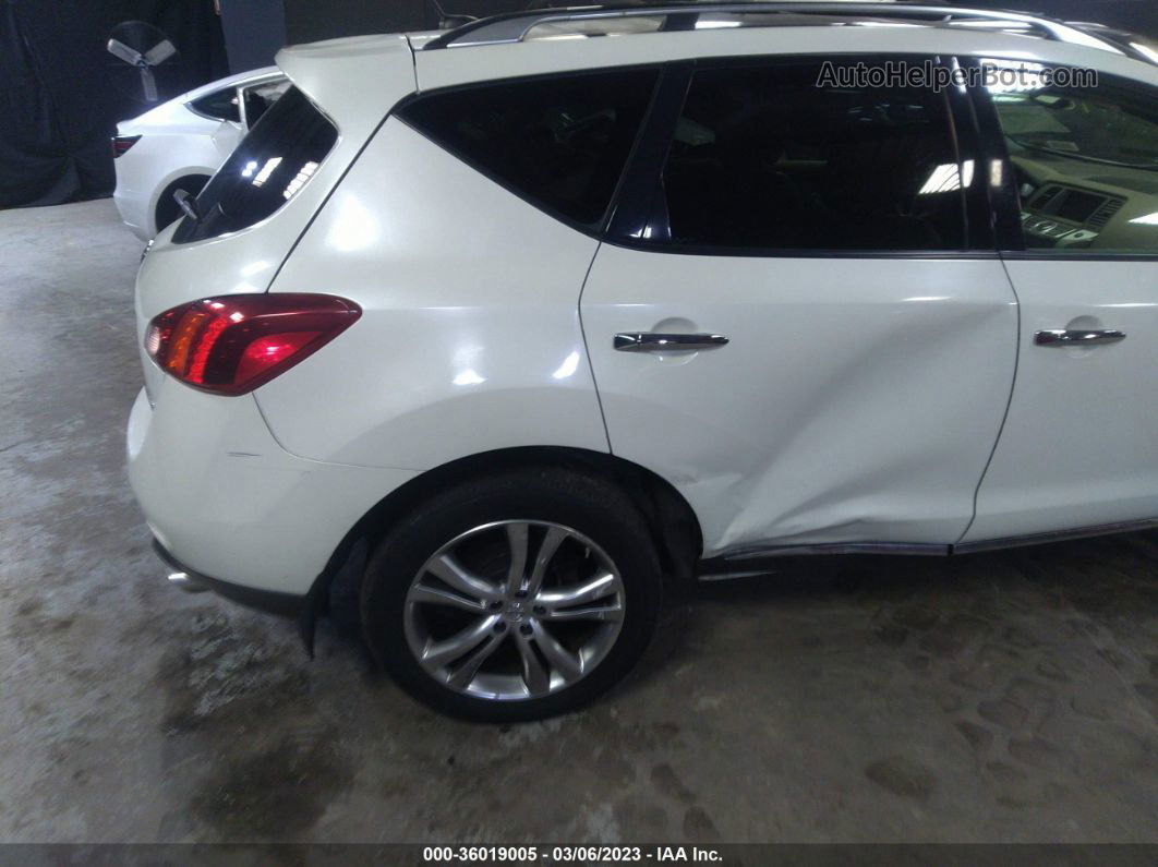 2010 Nissan Murano Le Белый vin: JN8AZ1MW8AW114913