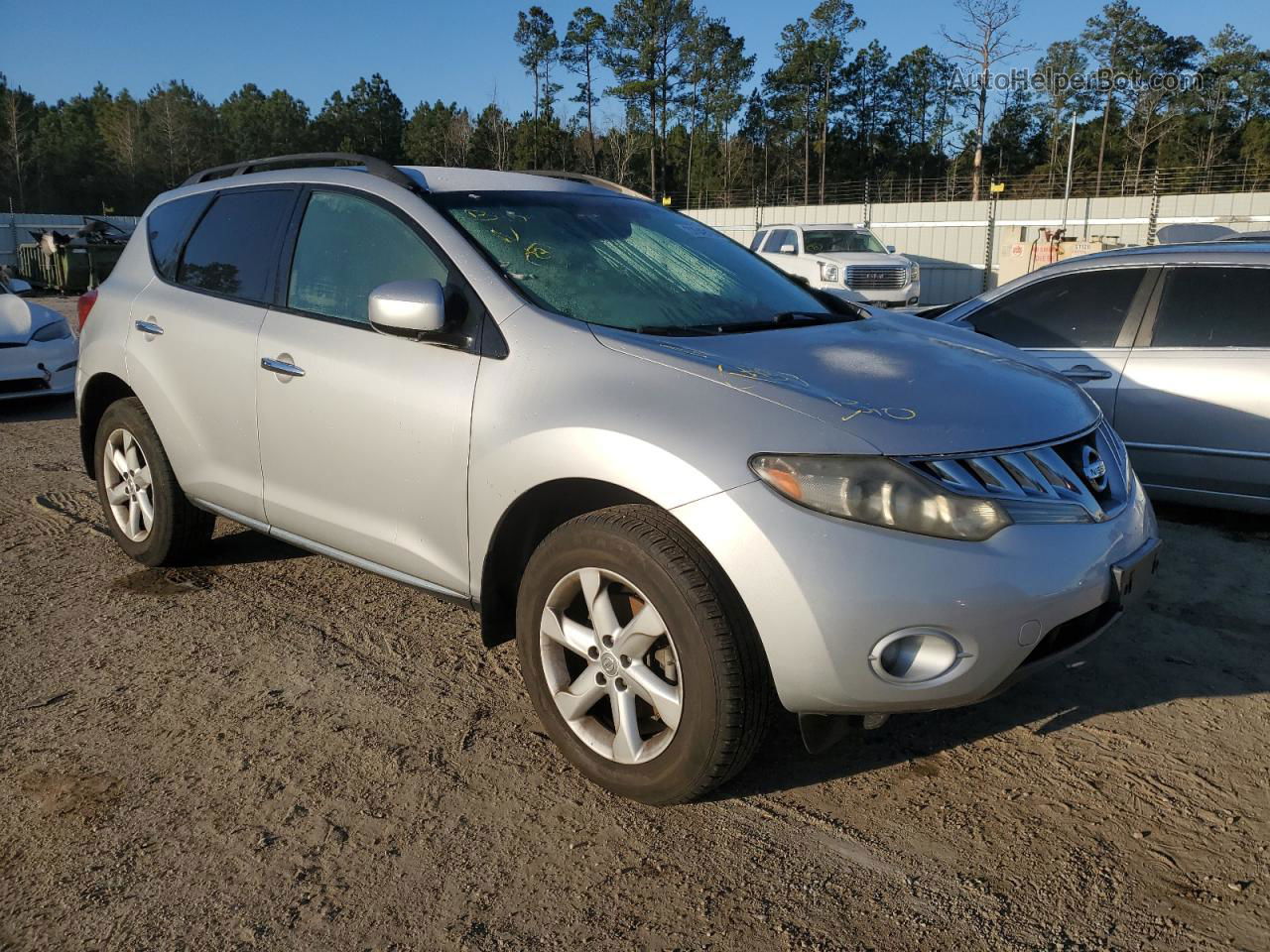 2010 Nissan Murano S Silver vin: JN8AZ1MW8AW116550