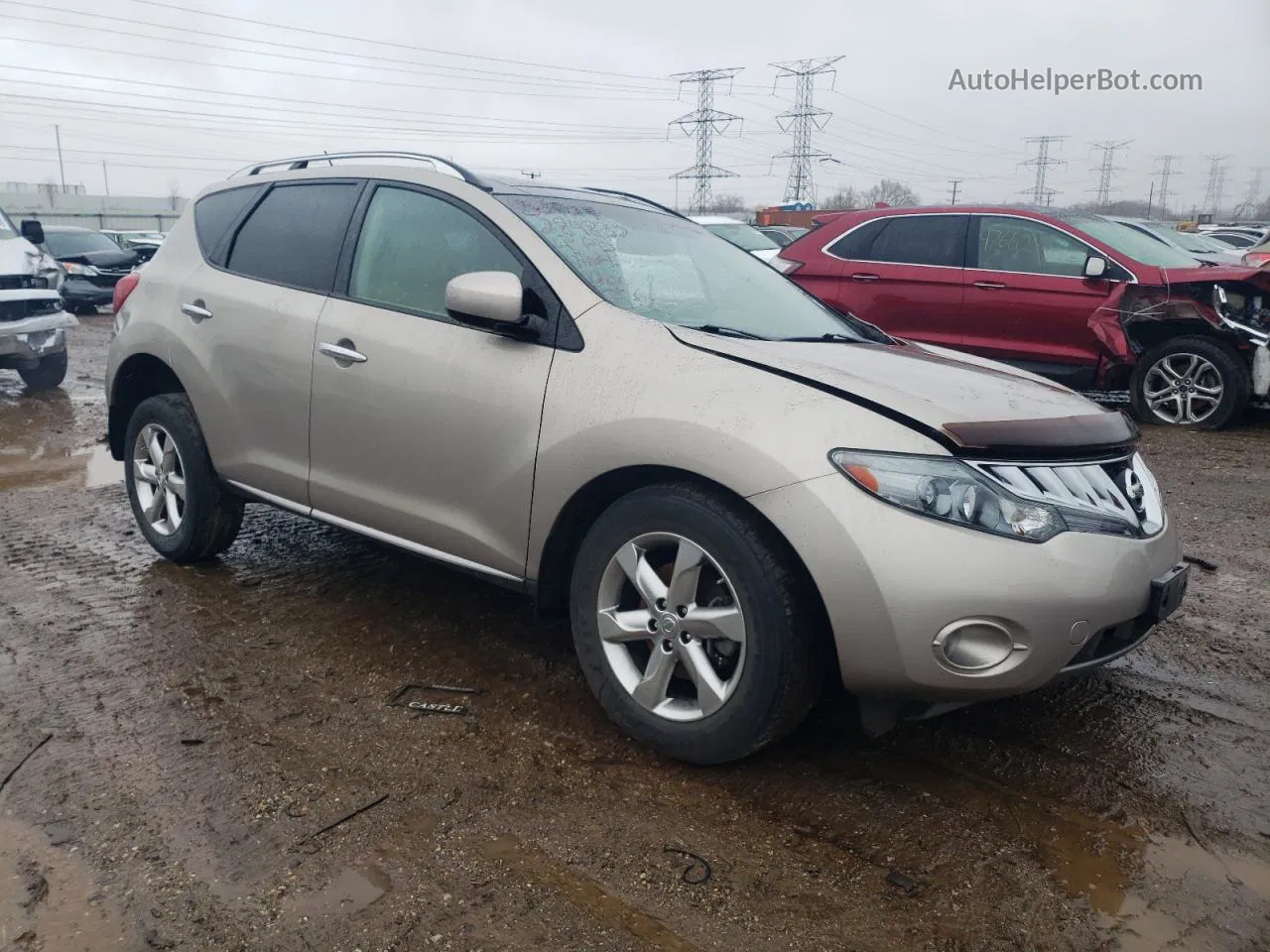 2010 Nissan Murano S Cream vin: JN8AZ1MW8AW127547