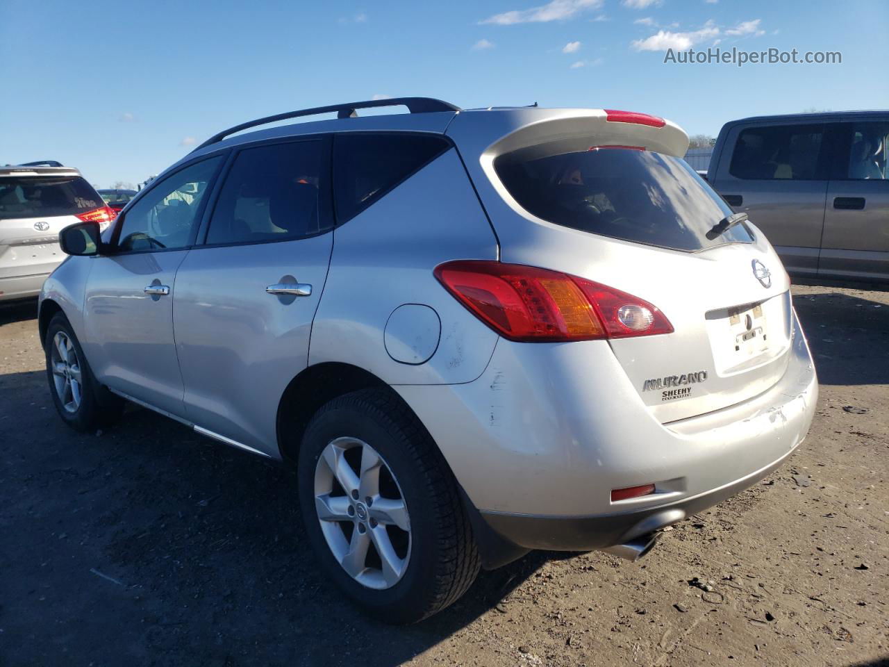 2010 Nissan Murano S Silver vin: JN8AZ1MW8AW134028