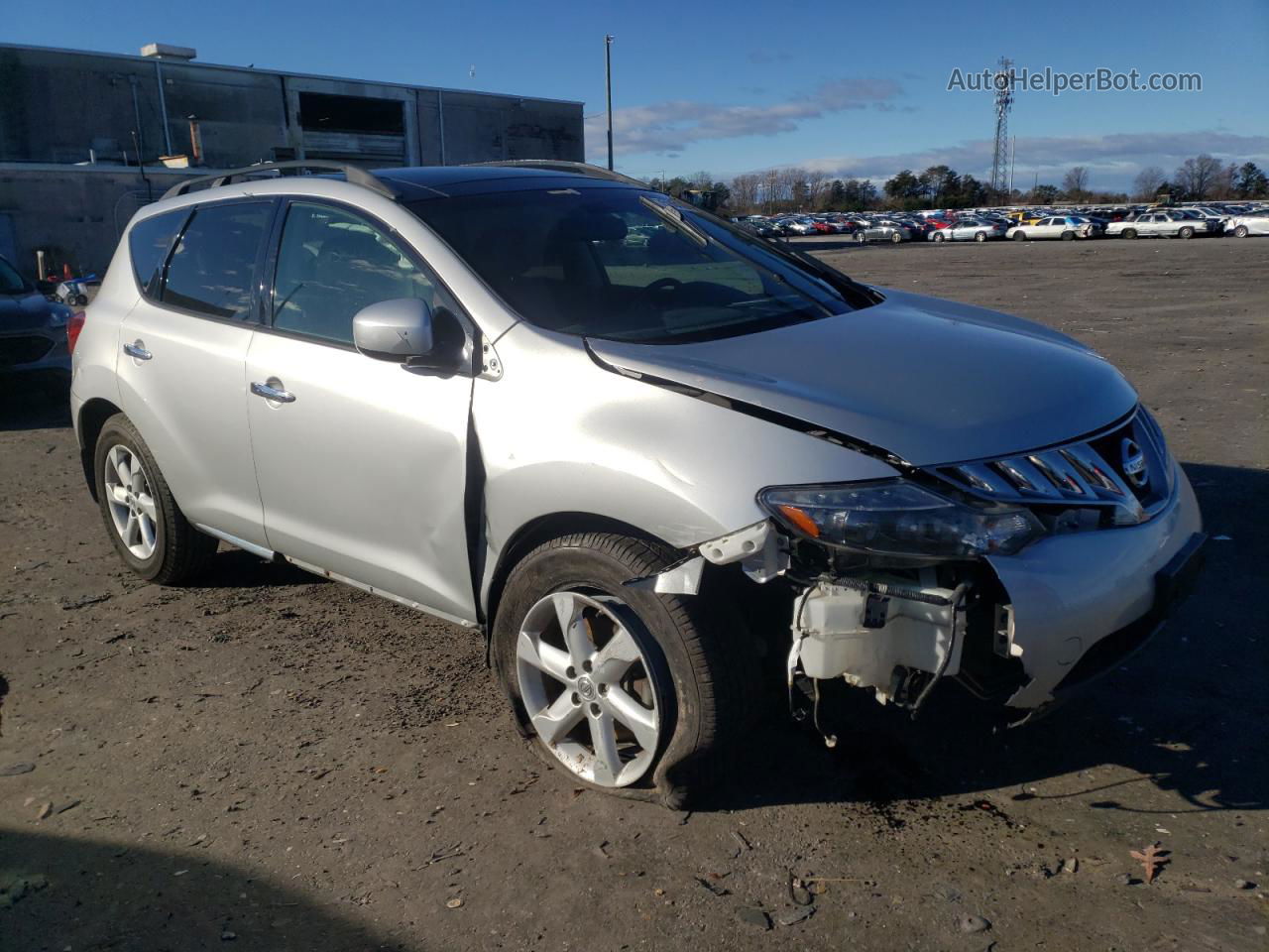 2010 Nissan Murano S Silver vin: JN8AZ1MW8AW134028