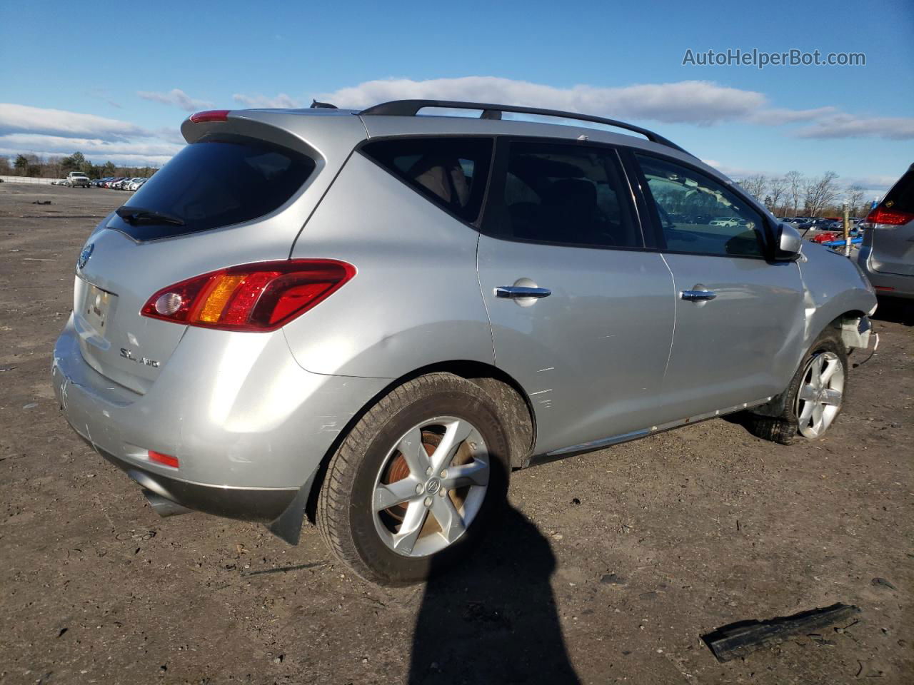 2010 Nissan Murano S Silver vin: JN8AZ1MW8AW134028