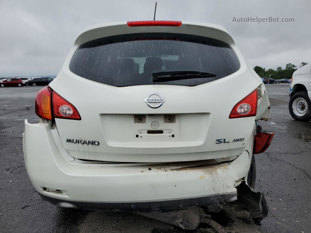 2010 Nissan Murano S White vin: JN8AZ1MW8AW137320