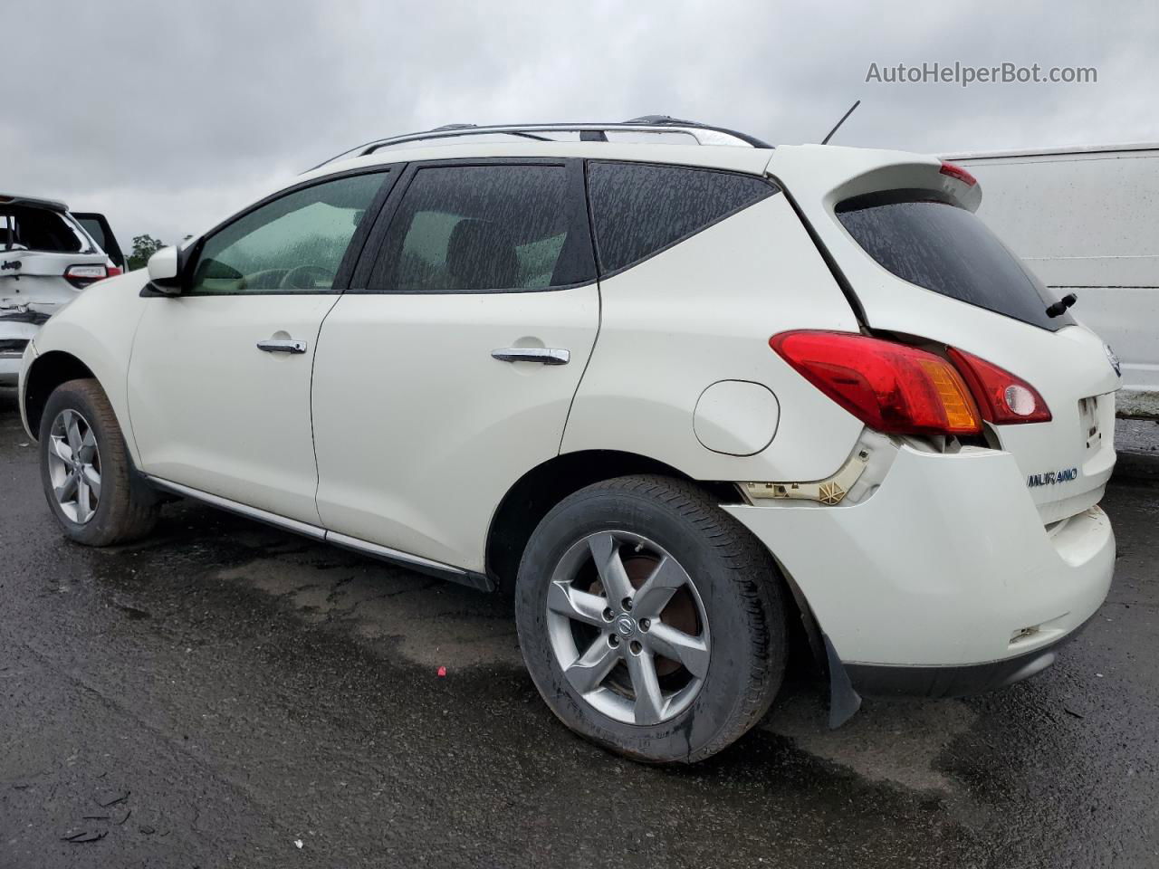 2010 Nissan Murano S White vin: JN8AZ1MW8AW137320