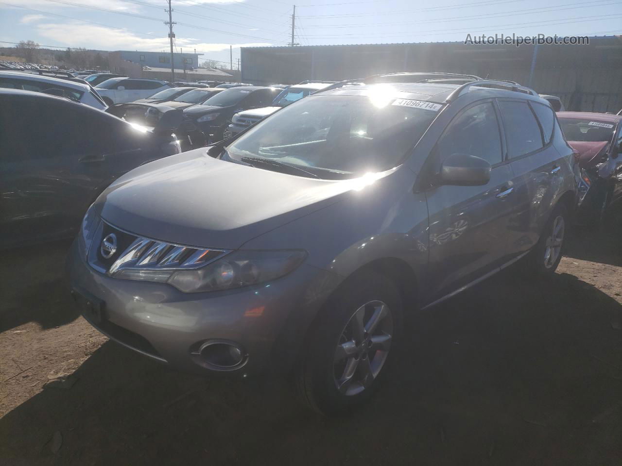 2010 Nissan Murano S Silver vin: JN8AZ1MW8AW140170