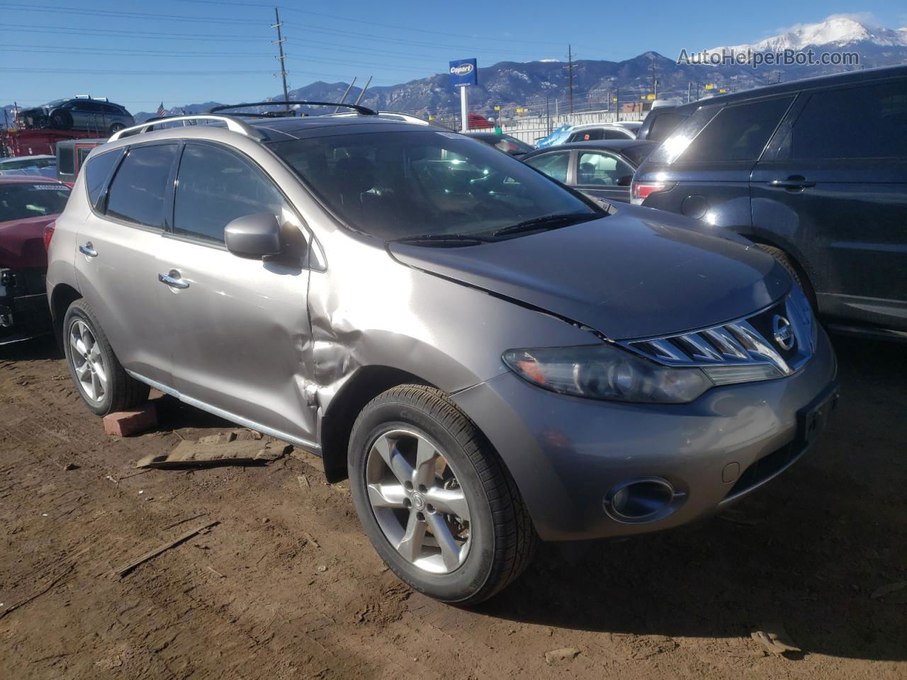 2010 Nissan Murano S Silver vin: JN8AZ1MW8AW140170