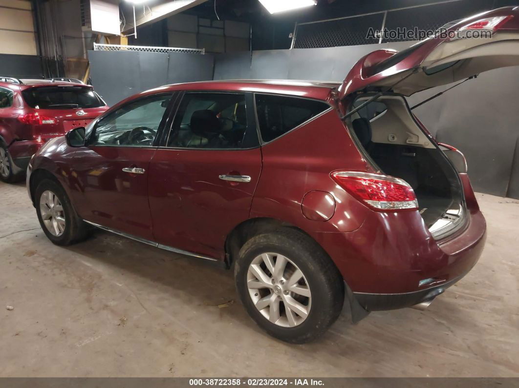 2011 Nissan Murano S Red vin: JN8AZ1MW8BW156709