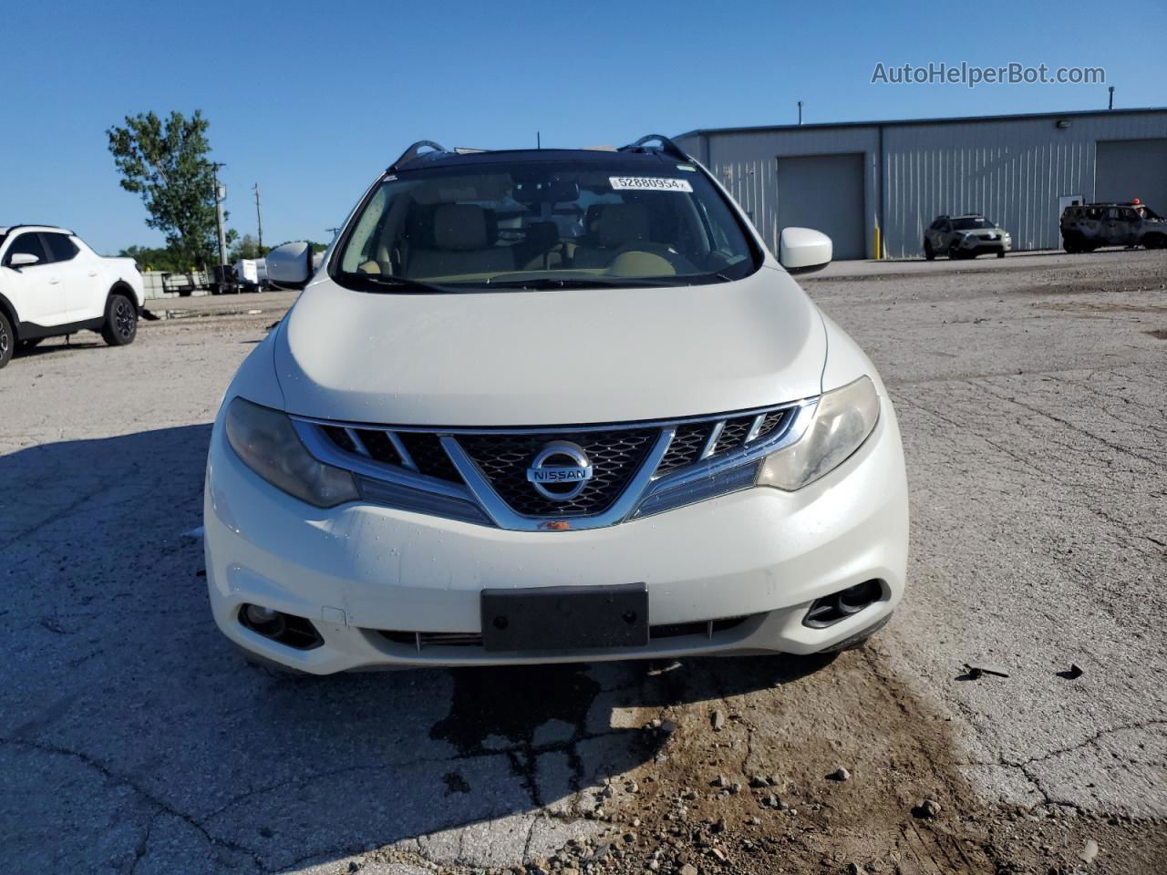 2011 Nissan Murano S White vin: JN8AZ1MW8BW161358