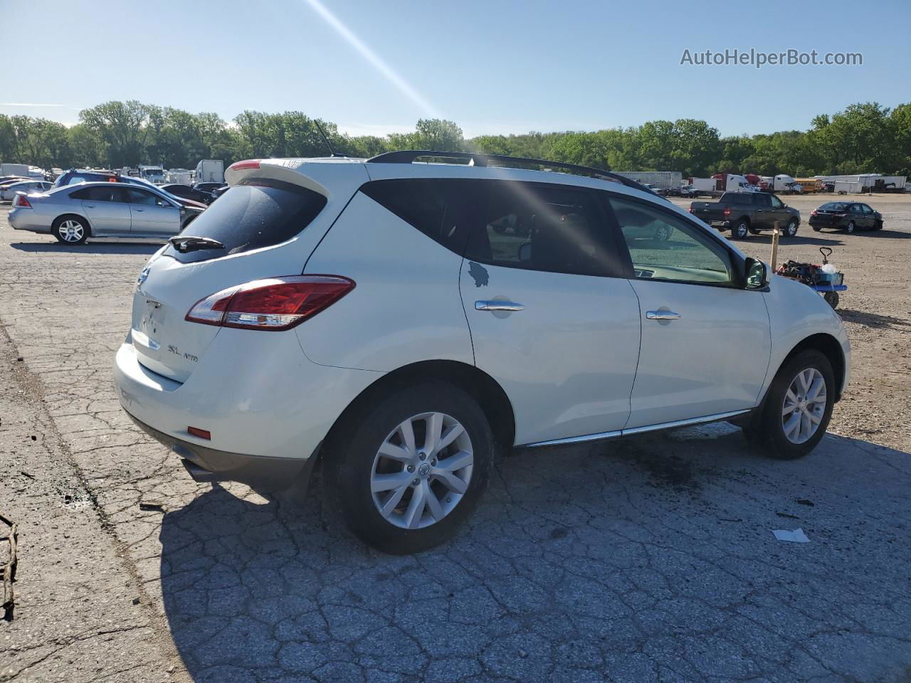 2011 Nissan Murano S White vin: JN8AZ1MW8BW161358