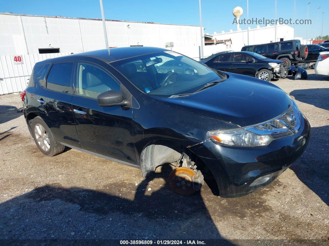 2011 Nissan Murano S Black vin: JN8AZ1MW8BW170139