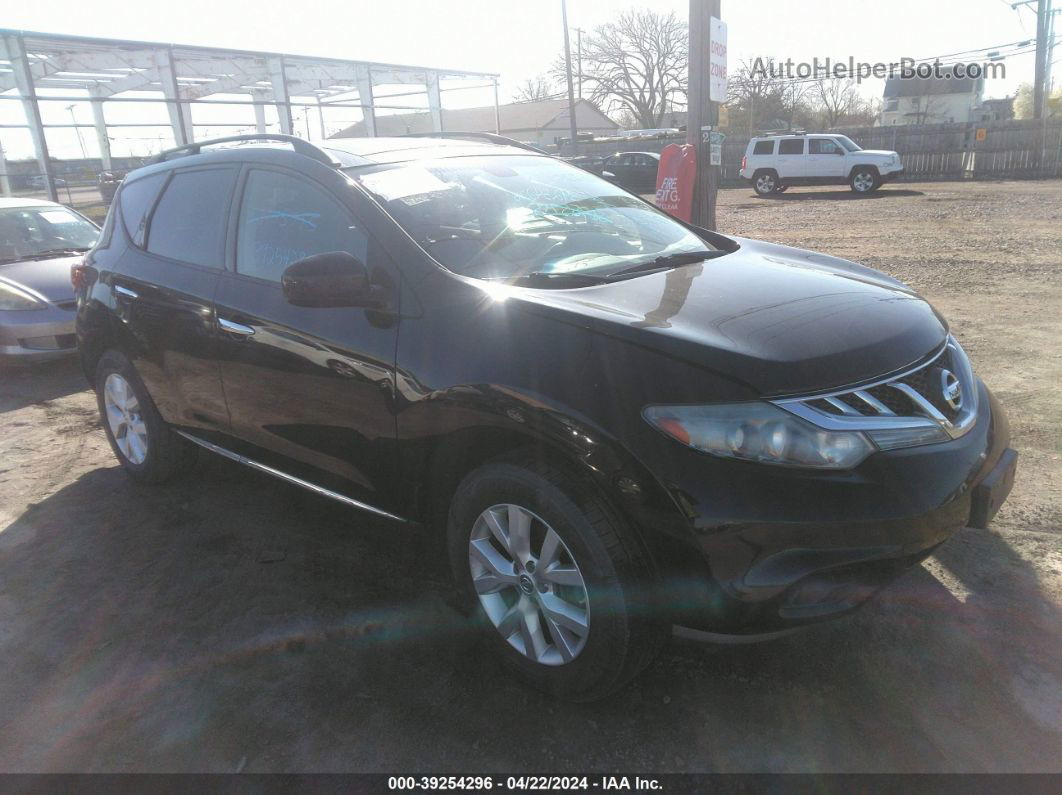 2011 Nissan Murano Sl Black vin: JN8AZ1MW8BW176345