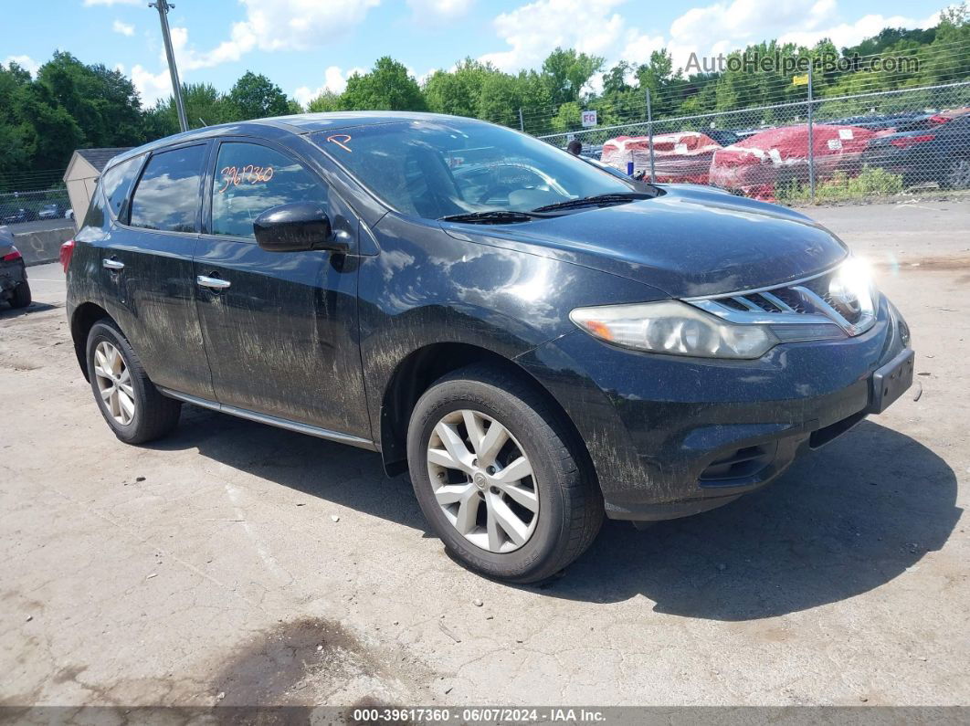 2011 Nissan Murano S Black vin: JN8AZ1MW8BW186325