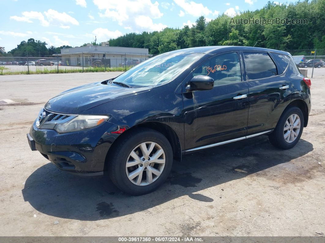 2011 Nissan Murano S Black vin: JN8AZ1MW8BW186325