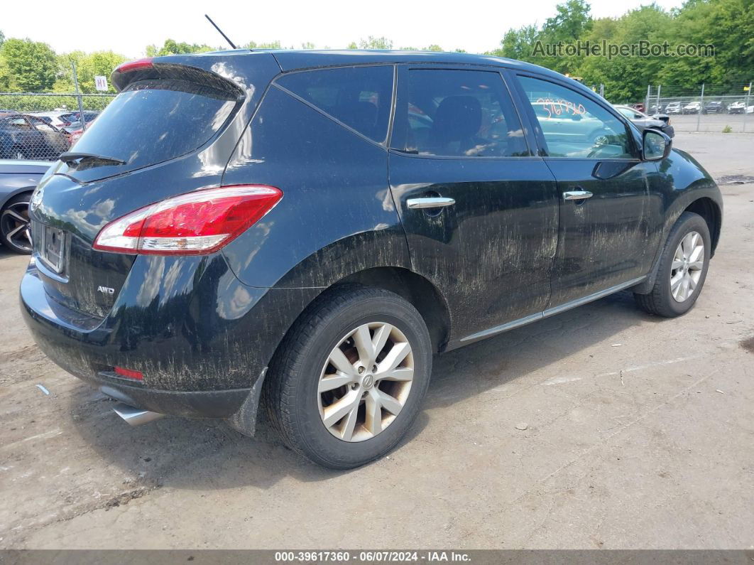 2011 Nissan Murano S Black vin: JN8AZ1MW8BW186325