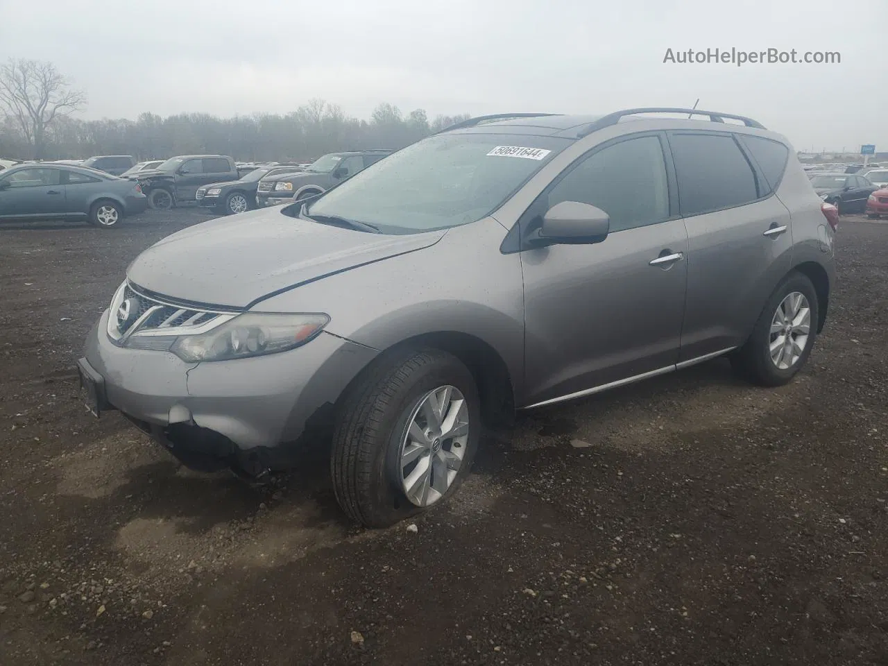 2011 Nissan Murano S Gray vin: JN8AZ1MW8BW186633