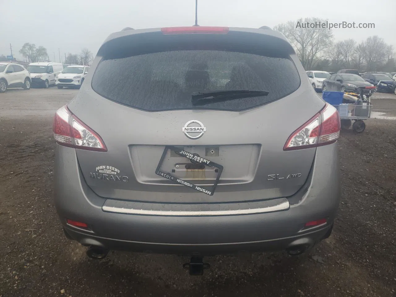 2011 Nissan Murano S Серый vin: JN8AZ1MW8BW186633