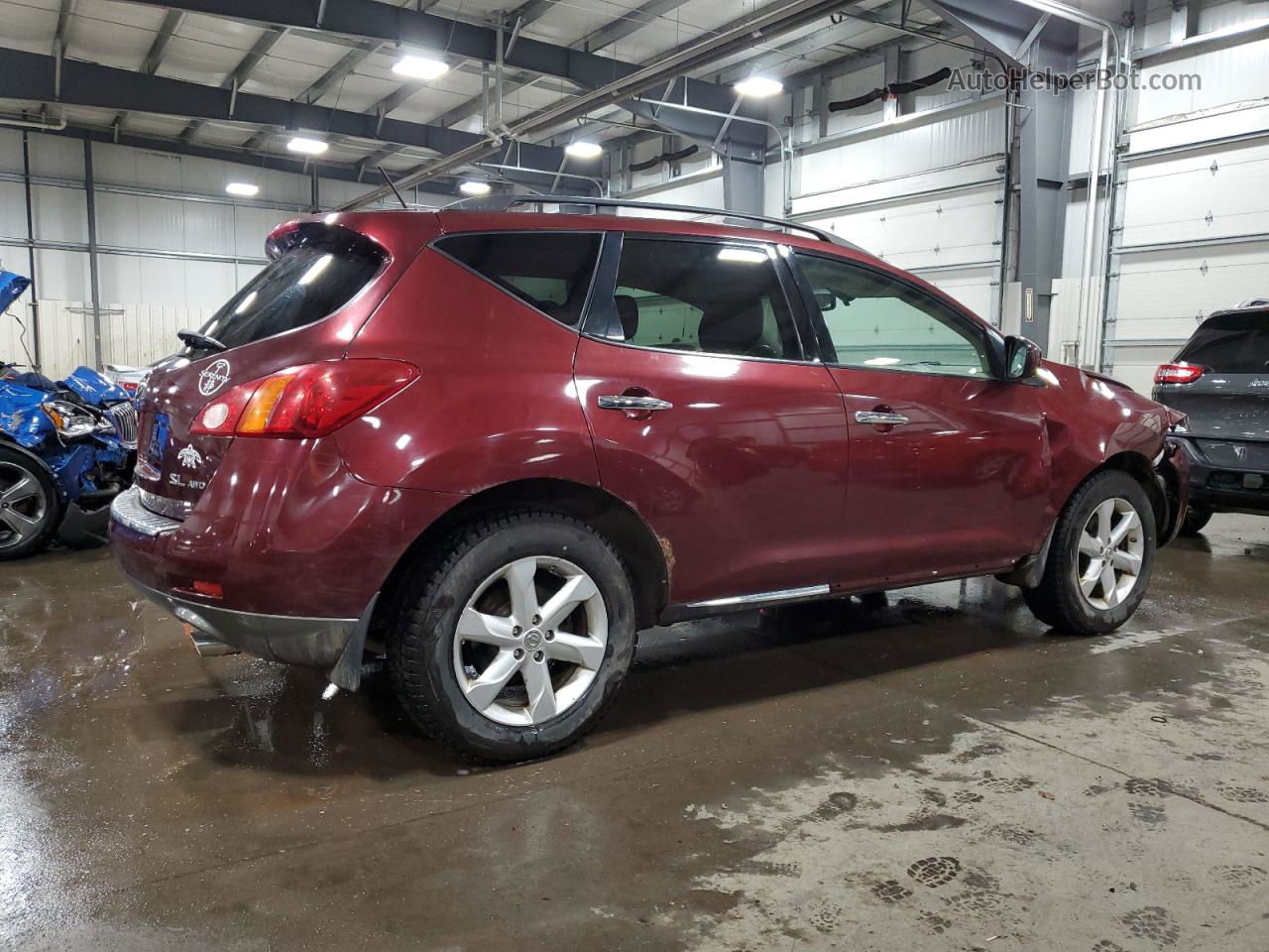 2010 Nissan Murano S Maroon vin: JN8AZ1MW9AW117870