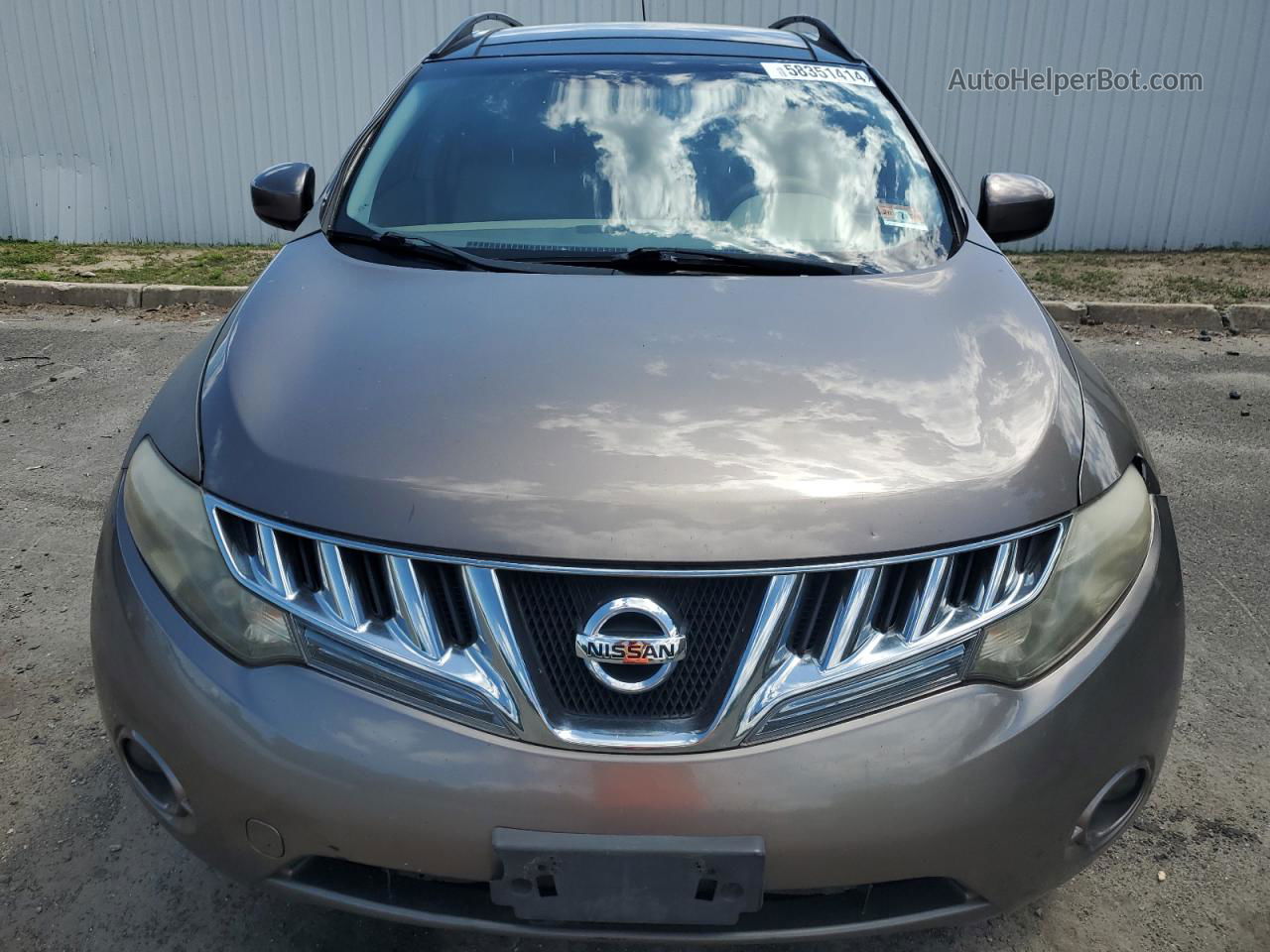 2010 Nissan Murano S Brown vin: JN8AZ1MW9AW118887