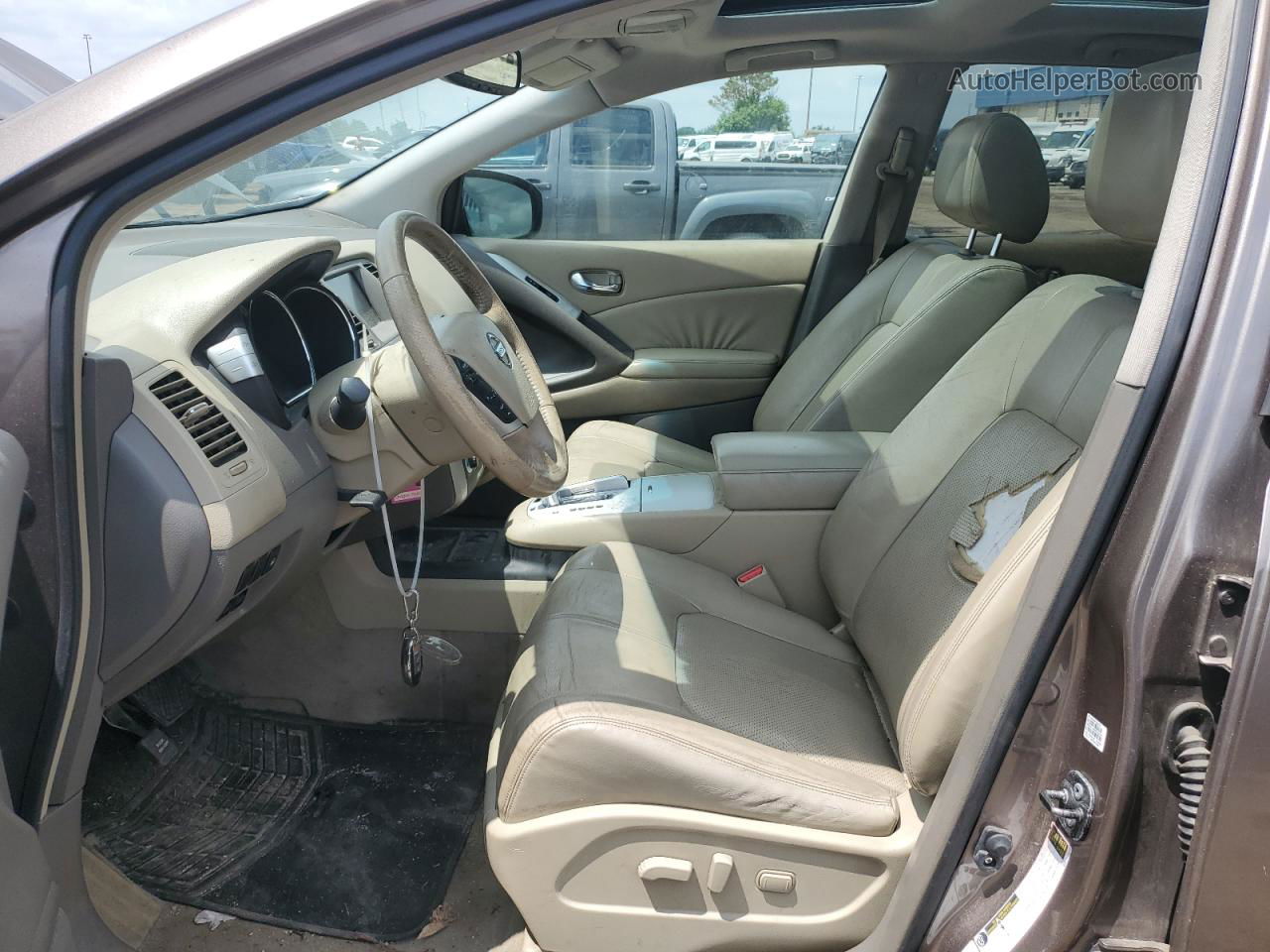 2010 Nissan Murano S Tan vin: JN8AZ1MW9AW123068