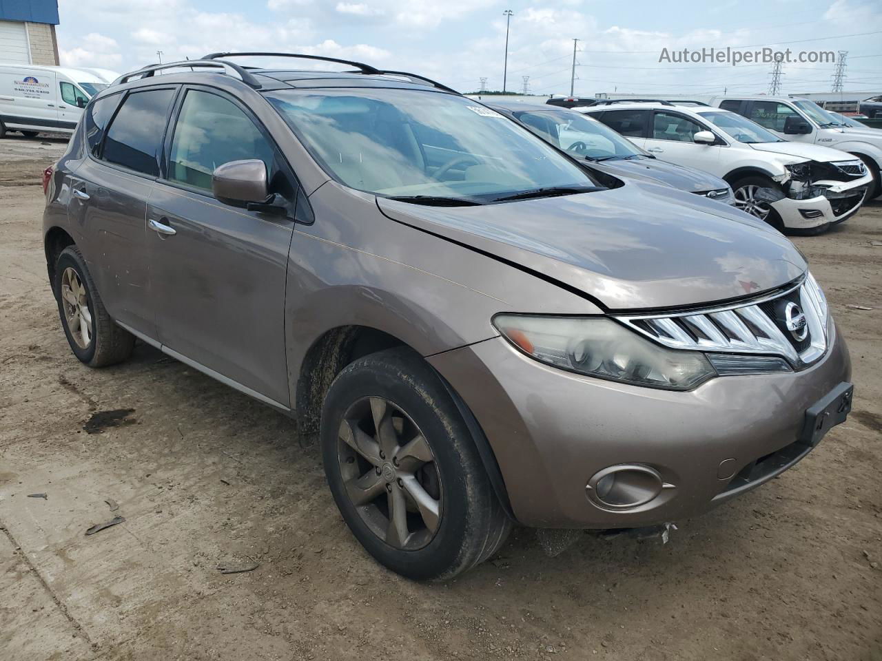 2010 Nissan Murano S Желто-коричневый vin: JN8AZ1MW9AW123068